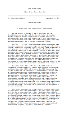 CRID Executive Order