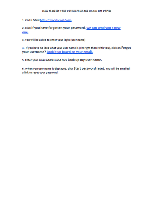 How to Reset Your Password Downloadable PDF