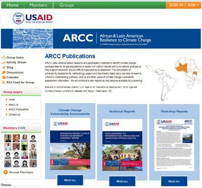 USAID African and Latin American Resilience to Climate Change - ARCC