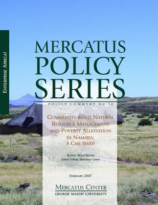 Community-based Natural Resource Management and Poverty Alleviation in Namibia: A Case Study