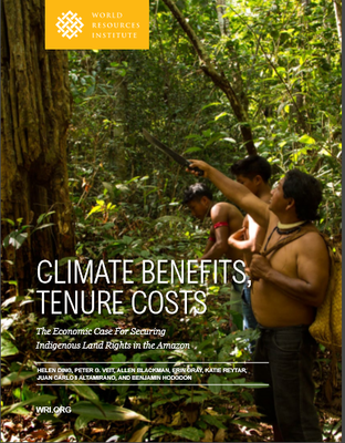 CLIMATE BENEFITS,  TENURE COSTS 