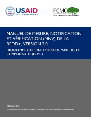 Manuel de mesure, notification et verification (MNV) de la REDD+ version 2.0