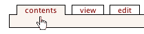 contents tab